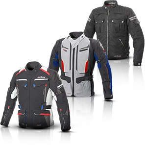 Chaquetas textiles de moto para hombre, de estilo deportivo y clásico, con ventilación y bolsillos.